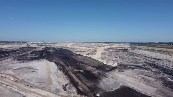 Schophoven opencast lignite mine in Germany