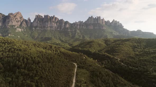 Montserrat Mountain Barcelona Catalonia Spain