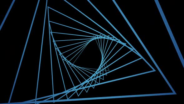 Digital generated video of concentric lines 