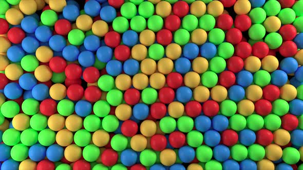 Falling Colorful Balls