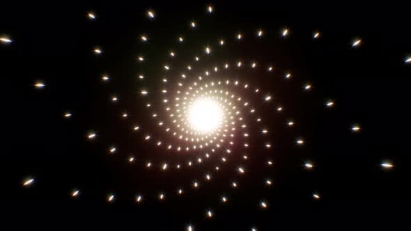 Spiral Glitter Particles 4K 02