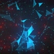 Plexus Deep Abstrack Black Background - VideoHive Item for Sale