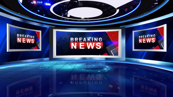 Breaking News Virtual Studio Large