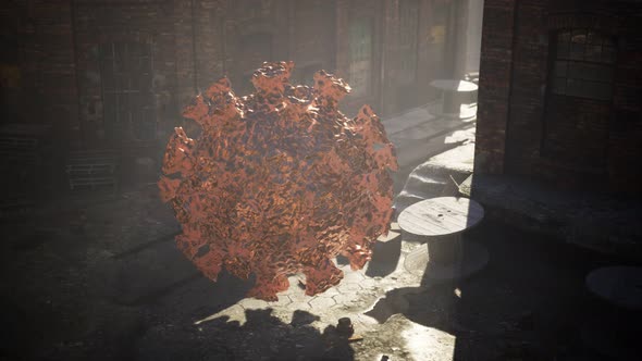 Coronavirus COVID 19 Quarantine on Empty City Streets alt