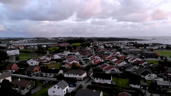 drone film from Hafrsfjord