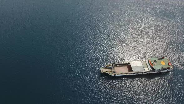 Ferry Boat, in the Sea Gilimanuk. Bali,Indonesia