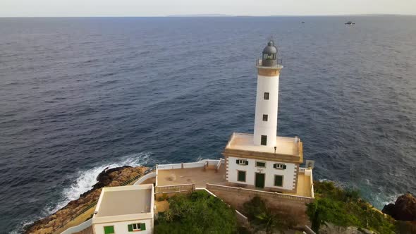 Faro de Botafoc in Ibiza, Spain