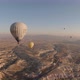 Cappadocia Aerial Shot of Rock Chimneys and Uchisar Castle in Goreme Turkey - VideoHive Item for Sale