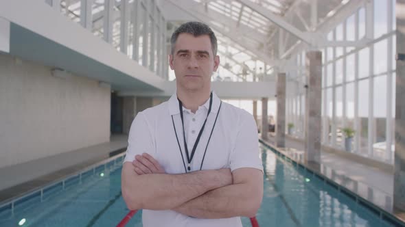 Portrait of Male Swimming Coach