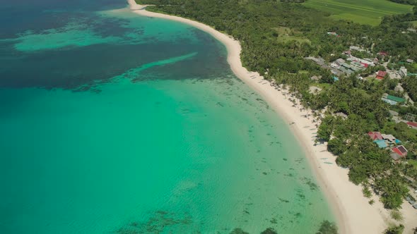 Seascape with Beach and Sea. Philippines, Luzon