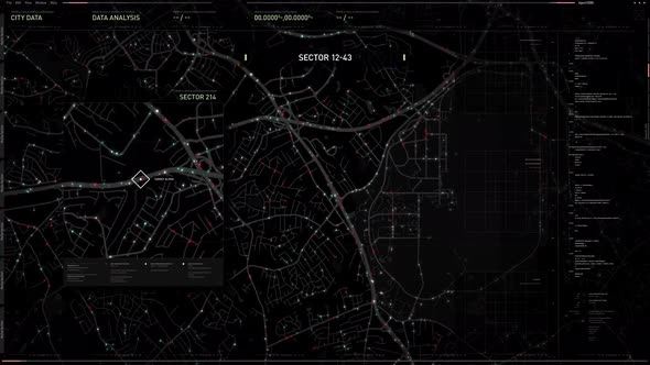 Satellite Position Search Network Discovered Automobile Driving On Road alt