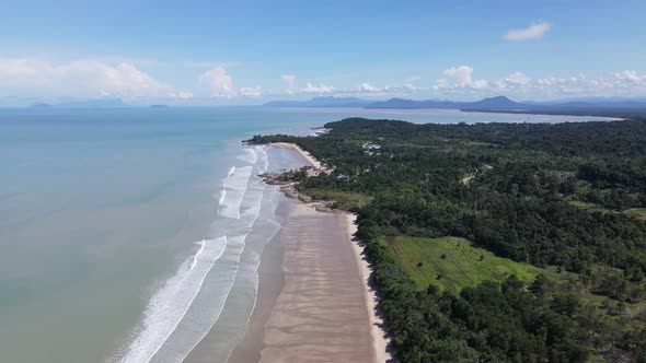 The Beaches at the most southern part of Borneo Island