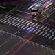 Timelapse of night car traffic on crossroad in Seoul, South Korea - VideoHive Item for Sale