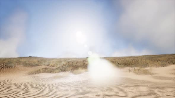 Erg Chebbi Dunes in the Sahara Desert