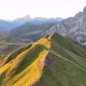 Dolomites mountains peaks on a summer sunrise - VideoHive Item for Sale