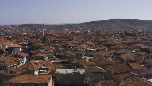 Old Building and Village Aerial View 4