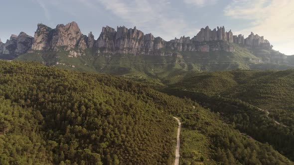 Montserrat Mountain Barcelona Catalonia Spain