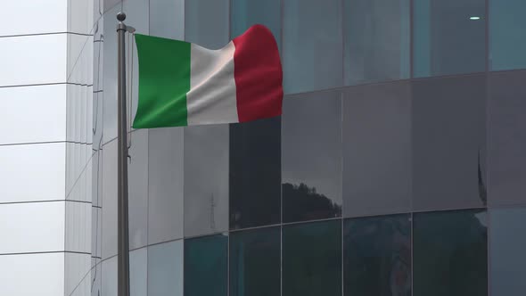 Italy Flag Background 4K