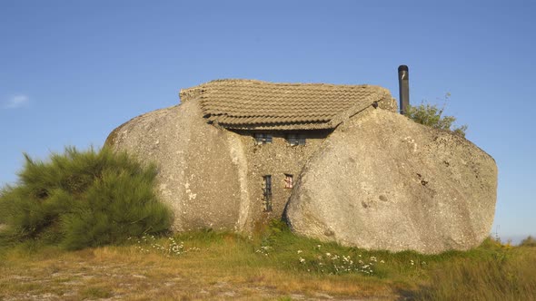 Casa do Penedo Boulder House in Fafe, Portugal