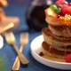 Fresh Homemade Pancakes with Fresh Fruit Toppings. - VideoHive Item for Sale