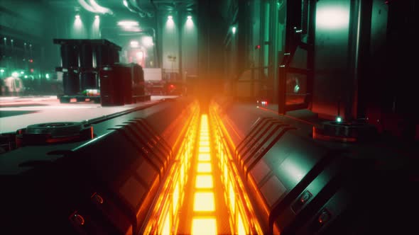 Futuristic Interior of the Spase Base alt