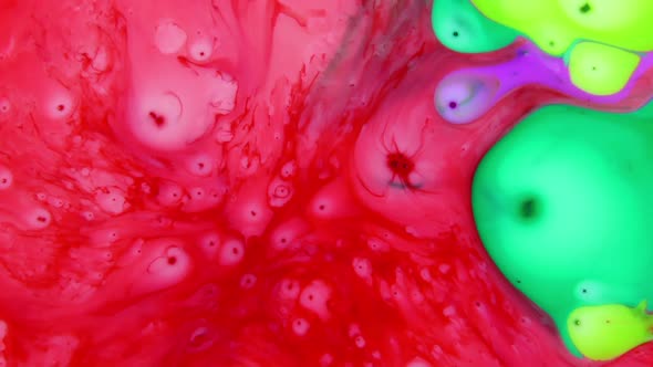 Color Explosion Abstract Vivid Art Painting Texture  alt