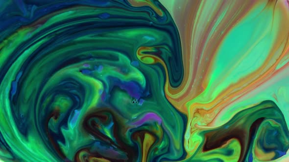 Abstract Colorful Sacral Liquid Waves Texture 863