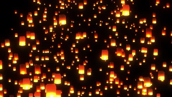 Lantern Flying Background