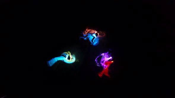 Dancing Girls in LED Costume