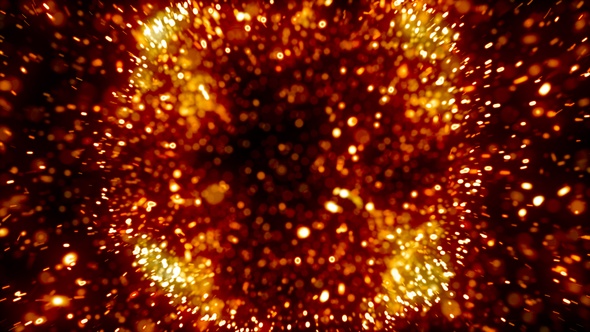 Golden Particles Explosion V2