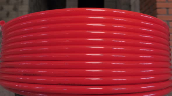 Red Pipes for Water Heating System and Underfloor Heating