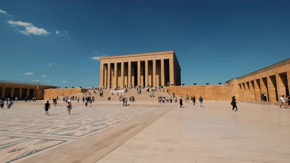 Mausoleum of Ataturk and Visitors