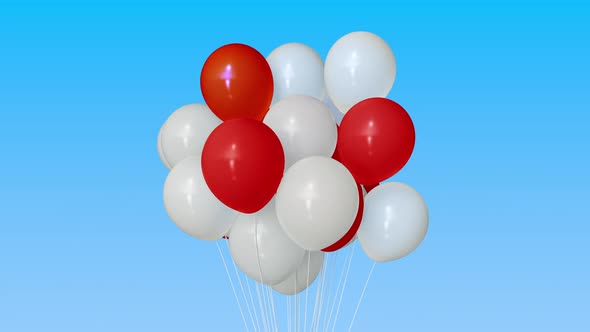 Making a Bunch of Red and White Balloons alt