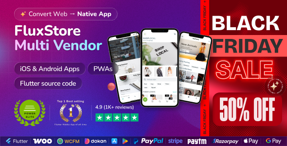 Fluxstore Multi Vendor - Flutter E-commerce Full App
