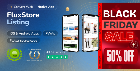 FluxStore Listing - The Best Directory WooCommerce app by Flutter