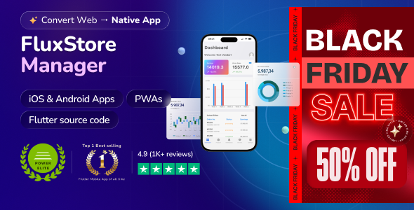 FluxStore Manager - Vendor and Admin Flutter App for Woocommerce