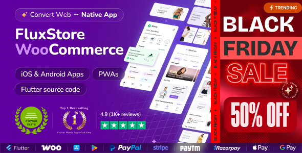 Fluxstore WooCommerce - Flutter E-commerce Full App