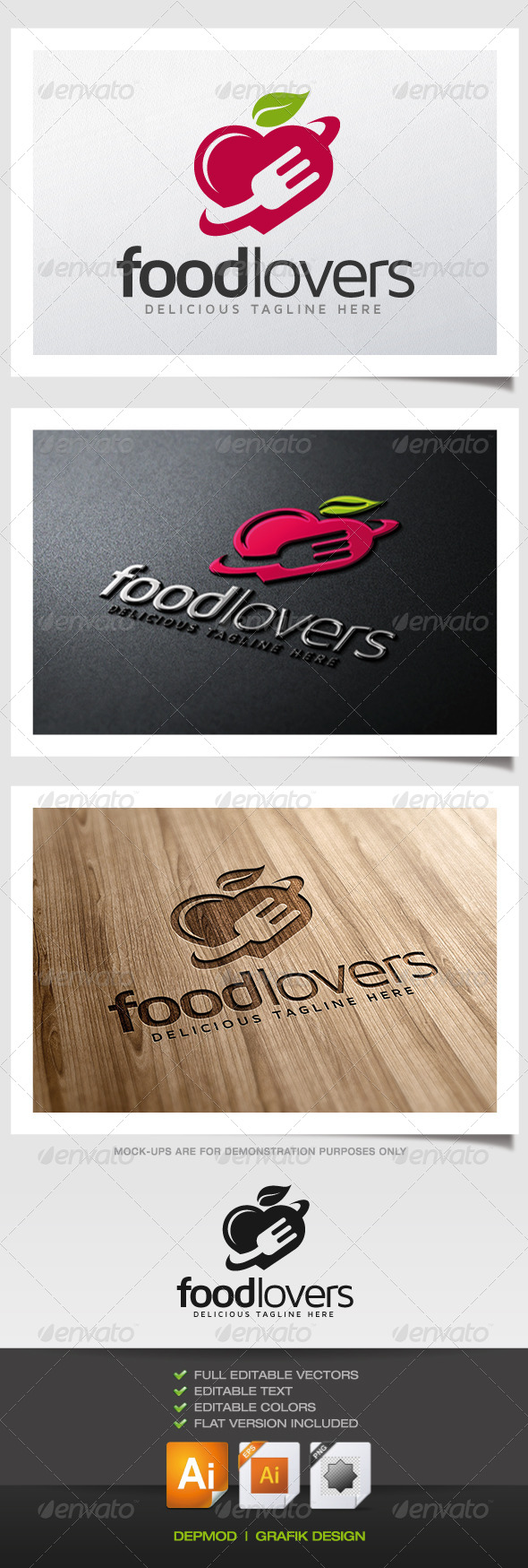 Food Lovers Logo