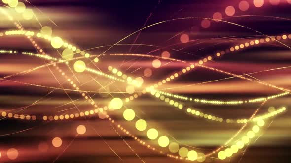 Background Golden Line Motion Graphics Animated Background