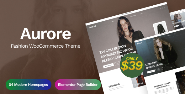 Aurore - Fashion WooCommerce Theme