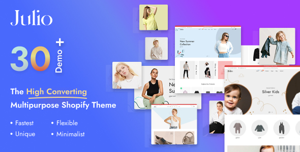 Julio - Multipurpose Shopify Themes - RTL Support