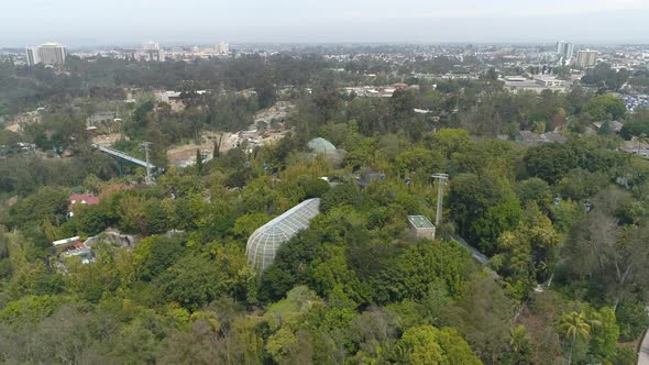 Aerial view of San Diego Zoo