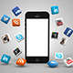 Social Media Smartphone - GraphicRiver Item for Sale