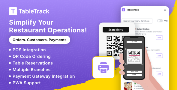 TableTrack - The Complete SaaS Restaurant Management Solution