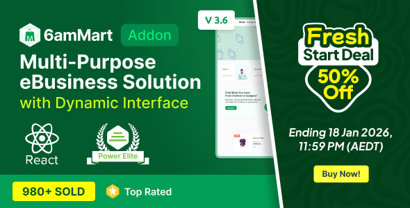 6amMart - React User Website