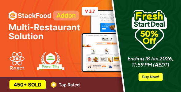 StackFood - React User Website