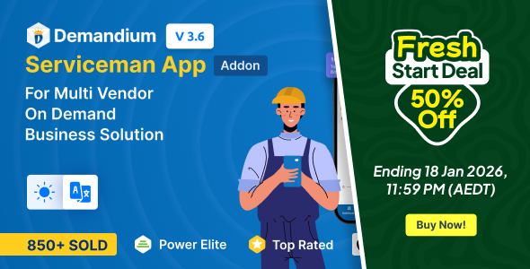 Demandium - Service Man App