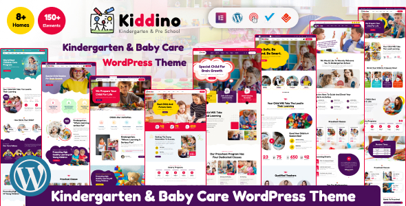 Kiddino - Kids, School & Kindergarten WordPress Theme