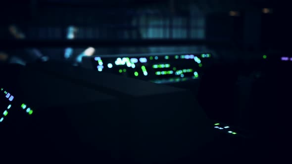 Equipment of Empty Central Control Room alt