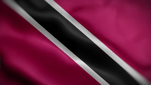 Trinidad And Tobago Flag Textured Waving Front Background HD